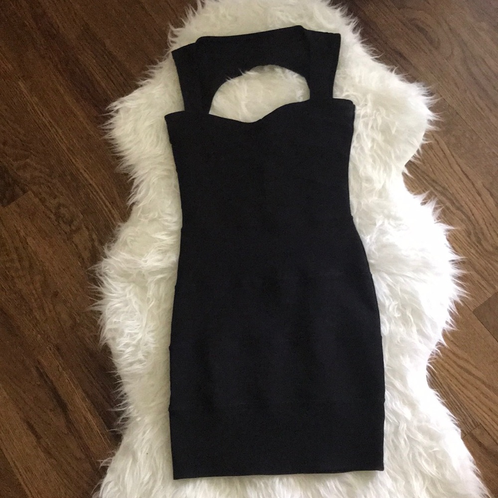 Boohoo Black Mini Dress